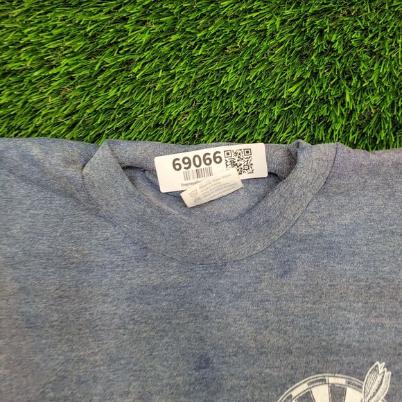 Vintage 80s Hanes Shirt Medium 18x26 Bleached USA - Picture 9 of 13